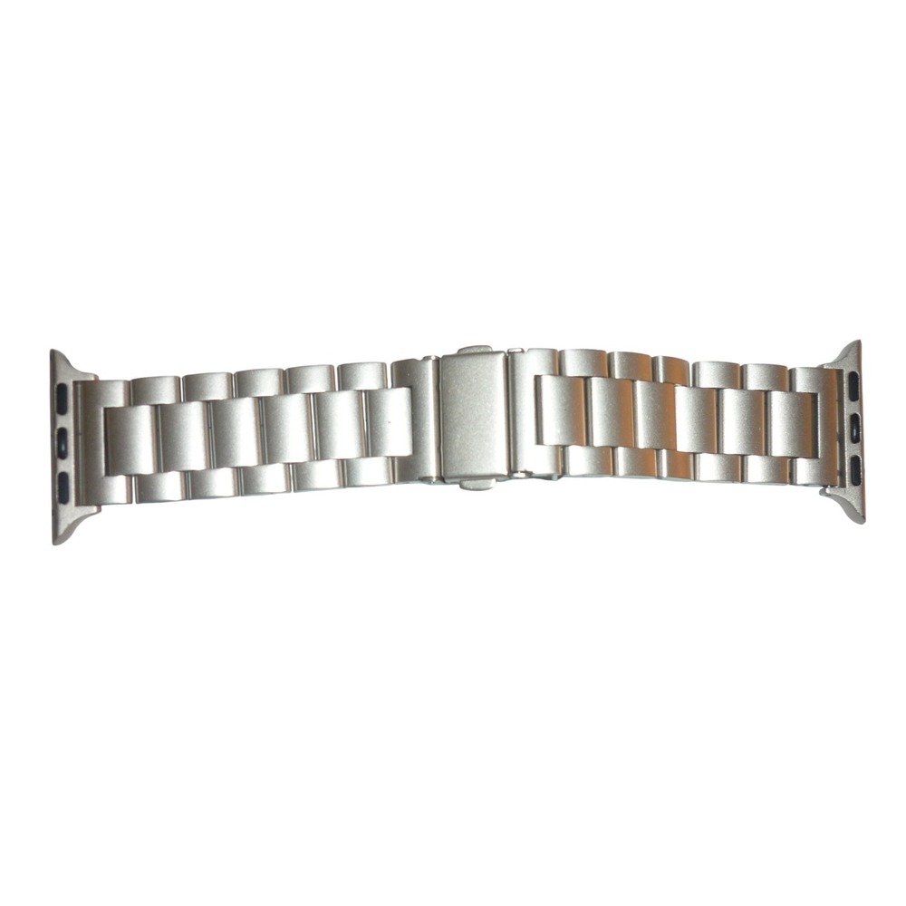 Stainless Steel Link Band for Apple Watch Brushed Champagne Starlight 42/44/45mm